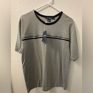 NEW with Tags - Vintage Boys Gray Short Sleeve Pullover Shirt Size XL (16-18)